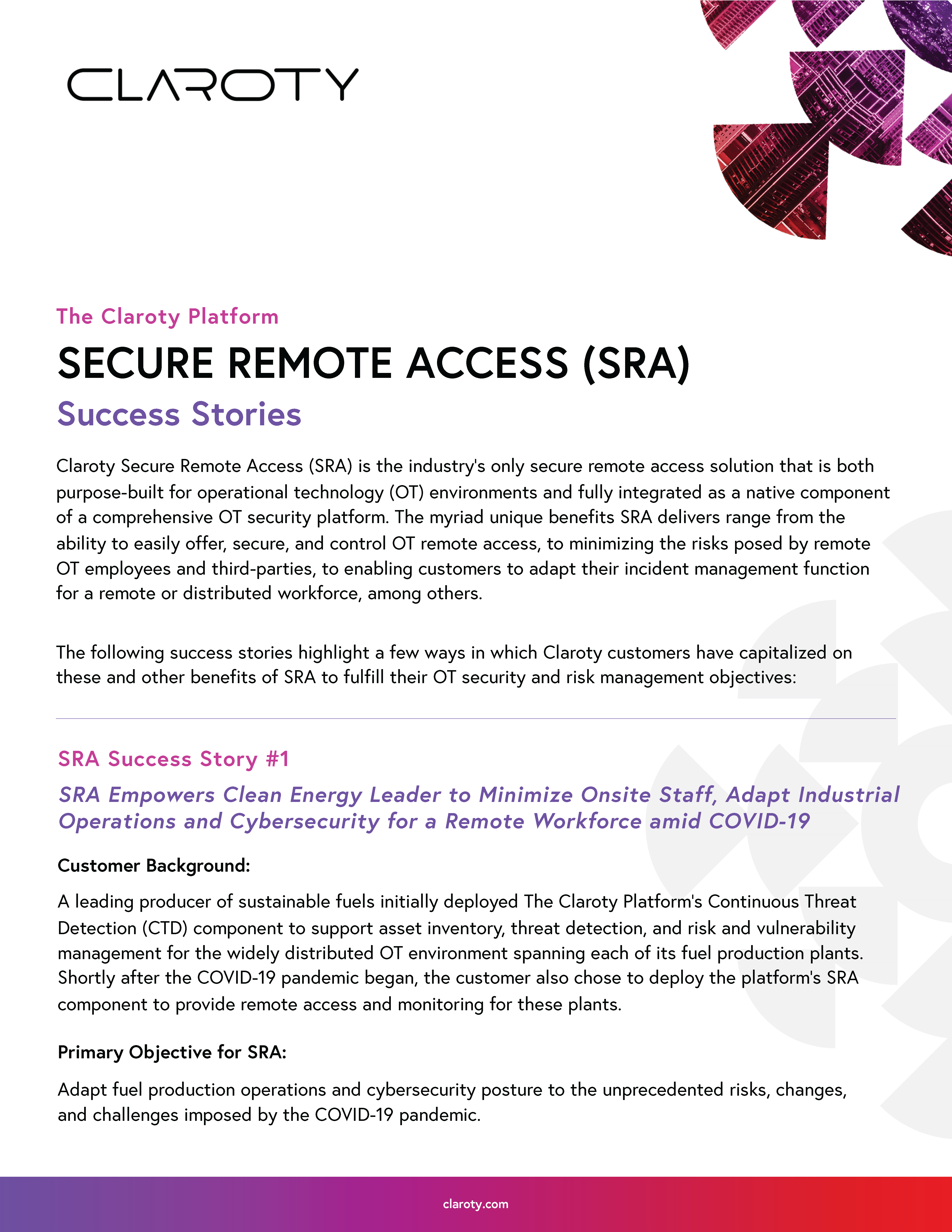 Pages from SRA Success Stories